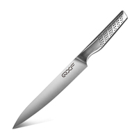 Couteau à découper la viande sur mesure de 8 pouces, couteau à trancher la viande en gros, couteau de barbecue, couteau à dinde de haute qualité à manche creux pour la cuisine