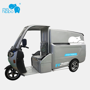 Mini <span class=keywords><strong>Hippo</strong></span> TR480D 2x240L Machine de nettoyage des déchets Nouvelle machine industrielle électrique de collecte et de transport des déchets Tricycle Équipement municipal - Product Image 2