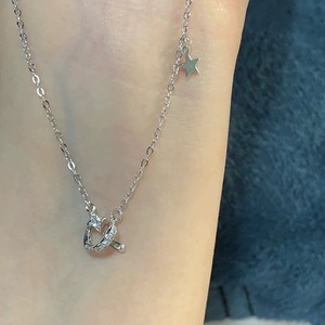 Nuova Collezione Estiva: Collana con Zirconi Cubici a Forma di Meteora, Raffinato Ciondolo a Cometa, Catena per Clavicola, <span class=keywords><strong>Gioielli</strong></span> Moda Donna - Product Image 1
