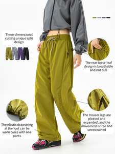 Pantaloni da Escursionismo 3-in-1 Unisex Personalizzati, Pantaloni Cargo Protettivi, Leggeri, Impermeabili e Antivento per l'Autunno - Product Image 3