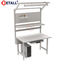 Mesa de Trabajo ESD Profesional para Reparación de Celulares, Nueva, para Uso en Almacén, Componentes Centrales del Motor, Acero Laminado en Frío, Larga Vida Útil