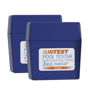Comprimés de test 2-en-1 à dissolution rapide pour piscine, test de chlore libre, de <span class=keywords><strong>brome</strong></span> et de pH, pour l'analyse de l'eau des piscines et spas, support OEM - Product Image 4