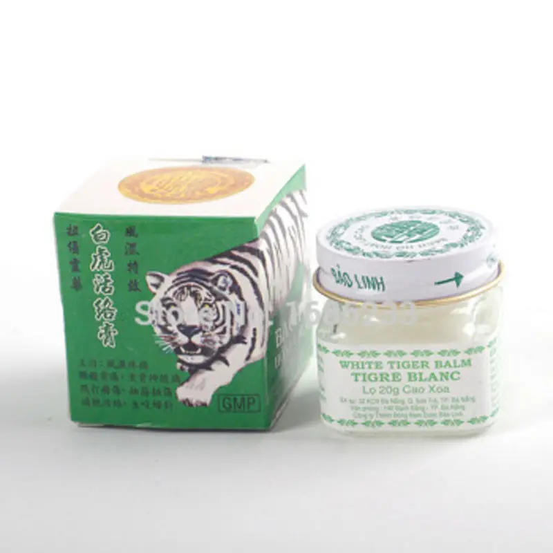 Trending products 2022 new arrivals 100% Original 20g Glass Bottle Essential menthol blam white Tiger Balm cream