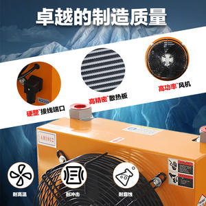 Radiateur hydraulique refroidi par air AH1012T résistant à la corrosion, pression 1,5 MPa, pour machines agricoles/de construction - Product Image 5