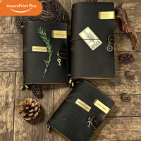 Carnet de voyage vintage en cuir pleine fleur fait main, journal TN, agenda de voyage en cuir de vachette avec logo personnalisé, vente en gros