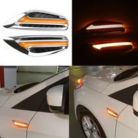 Nouvelles feux latéraux de clignotants LED 12V pour voiture, style lame, pour ailes et marquage latéral