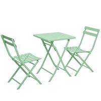 Chaise de Table pliante en fer de Style nordique de bonne qualité pour salle à manger en plein air jardin Bistro café hôtel Villa Patio