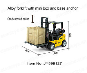 رافعة بناء سبيكة رافعة سحب سيارة رافعة شوكية دييكاست شاحنة نوع نموذج للأطفال - Product Image 2