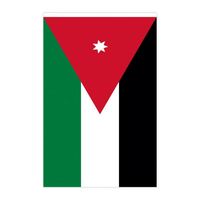 Vente en gros de guirlandes de drapeaux de Jordanie avec taille et motif personnalisés pour la décoration