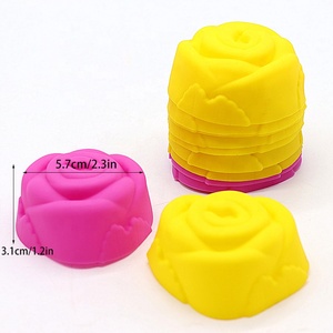 Moule en silicone de qualité alimentaire, pour savon, gâteaux, gelée, pudding, chocolat et gâteau à tasse faits main, 1 pièce - Product Image 1