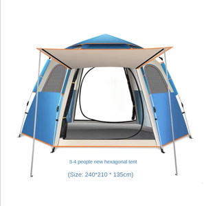 Carpa Portátil de Lujo Extra Grande para Picnic en la Azotea, Carpa Impermeable Automática para 3-4 Personas, Carpa Familiar para Acampar al Aire Libre - Product Image 2