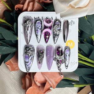 Accessoires d'art des <span class=keywords><strong>ongles</strong></span> de haute qualité produits pour les <span class=keywords><strong>ongles</strong></span> acrylique fait à la main fausse presse sur les <span class=keywords><strong>ongles</strong></span> avec marque privée - Product Image 6