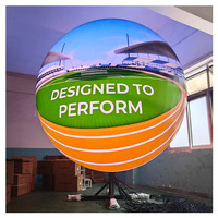 Pantalla LED Esférica en Forma de Globo de Toosen Factory Stock, Pantalla LED de Bola con Diámetro de 0.2m-10m para Exposiciones y Planetarios