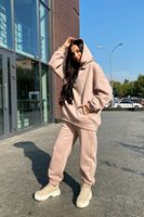 2024 ensembles de jogging vierges personnalisés survêtement lourd femmes surdimensionné mode survêtement