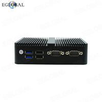 Mini Ordenador Sin Ventilador EGLOBAL, Intel N95, DDR4, MSATA SSD, Win10, 4 USB, Nuc, 3 HD, 2 COM, WiFi, 2 RJ45 Gigabit LAN, Audio, Linux, Mini PC