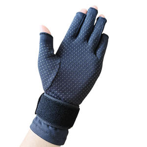 Summer Thin Men's and Women's Sports and Fitness Glue, Anti-slip, Fingerless Gloves, Strap, Wrist Protection, Mountaineering - Product Image 2