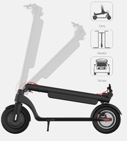 Nouvelle trottinette électrique HX X8 10 pouces 25 km/h pliable tout-terrain avec batterie amovible 350W entrepôt Europe