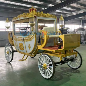 2026 Chariot de luxe électrique pour chevaux, Calèche royale à chevaux, Transport spécial, Calèche de mariage, Dépôt - Product Image 6