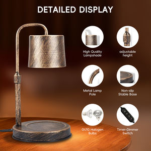 Многофункциональная ароматическая лампа для подогрева свечей с длительным сроком службы для согревания свечей и ароматерапии эфирных масел - Product Image 2