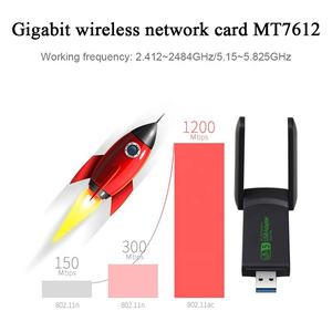 Driver gratuit <span class=keywords><strong>MT7612U</strong></span> Adaptateur Wifi USB sans fil AC1300 Adaptateurs Wifi double bande 802.11ac Usb3.0 Dongle Wifi - Product Image 5