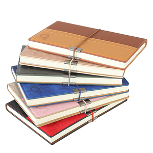 2025 Nhật ký da A5 lót Lưu ý cuốn Sách bìa cứng logo in PU tùy chỉnh Tạp Chí máy tính xách tay với màu vàng chấm trang - Product Image 6