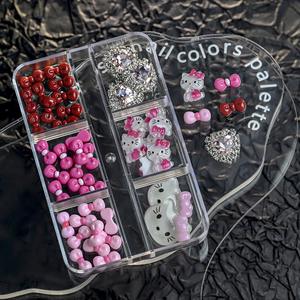 Offerta Speciale: 30 Pezzi di Decorazioni per Unghie Kawaii a Forma di Farfalla e Gattino in Metallo 3D - Product Image 4