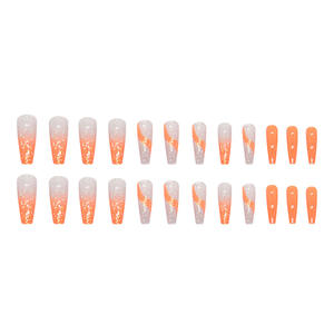 <span class=keywords><strong>Faux</strong></span> ongles de luxe ballerine longue lignes de cercueil extra longues <span class=keywords><strong>faux</strong></span> ongles à porter <span class=keywords><strong>coller</strong></span> sur les ongles avec de la colle - Product Image 2
