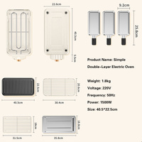 Barbecue électrique sans fumée multifonctionnel à double face, directement de l'usine, personnalisable
