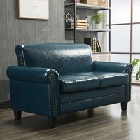 Kleines, frisches, modernes Chesterfield-Sofa mit Schwammfüllung, quadratische Form, dreisitzig, zur Miete für Wohnzimmer und Hotelnutzung
