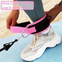 Attelle de cheville de fitness avec sangle de maintien à boucle – Sangle de protection réglable en fibres de polyester pour adulte
