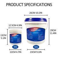 AJIELIAN Mastic d'étanchéité transparent invisible et puissant en acrylique liquide, écologique et anti-fuite pour salle de bain