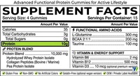 Gummies protéinés OEM 10g – Sachet de protéines – Snack nutritionnel fonctionnel – Marque privée – Saveur personnalisée – Emballage sur mesure