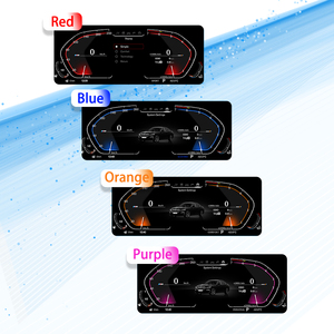 Tableau de bord numérique 12,3 pouces pour <span class=keywords><strong>BMW</strong></span> X5 <span class=keywords><strong>X6</strong></span> F15 F16 F18 F85 2013-2017, écran LCD du cockpit de voiture, compteur de vitesse, affichage HD Linux - Product Image 5