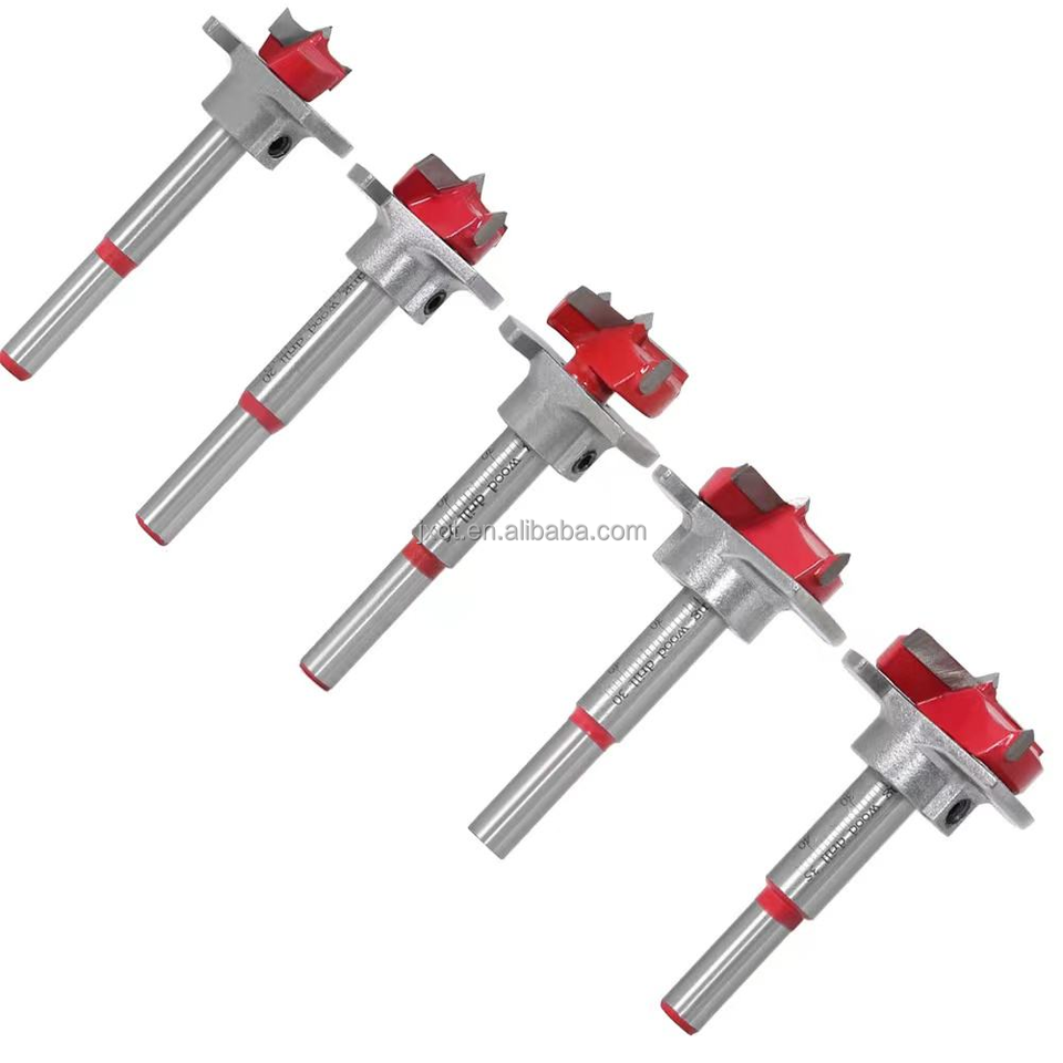 5PCS Adjustable Forstner Wood Core Drill Bit Hinge Boring Bit Drill ...