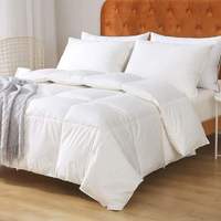 Couette WARMTEX en coton biologique matelassée avec rembourrage en polyester, moderne, mi-chaude, toutes saisons, pour la maison
