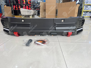 Parachoques delantero secundario negro para <span class=keywords><strong>Mitsubishi</strong></span> Triton <span class=keywords><strong>L200</strong></span> <span class=keywords><strong>2023</strong></span> 2024 con kit de carrocería de camión todoterreno ligero - Product Image 5