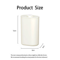 Boîte à Savon Portable Mini de Voyage, Étui de Rangement Drainable en PP et Silicone, Support à Savon de Salle de Bain Style Européen, Approvisionnement Direct Usine
