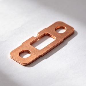 Lámina de Cobre Rojo T2, Corte Láser, Conector de Cobre Conductivo, Plegado, Punzonado, Piezas de Cobre Cortadas a Medida - Product Image 6
