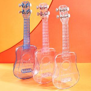<span class=keywords><strong>Ukelele</strong></span> <span class=keywords><strong>Transparente</strong></span> de 21 Pulgadas para Niños/Adultos Principiantes, Ligero y Exquisito, en Rosa/Azul/Blanco, Venta al por Mayor - Product Image 2