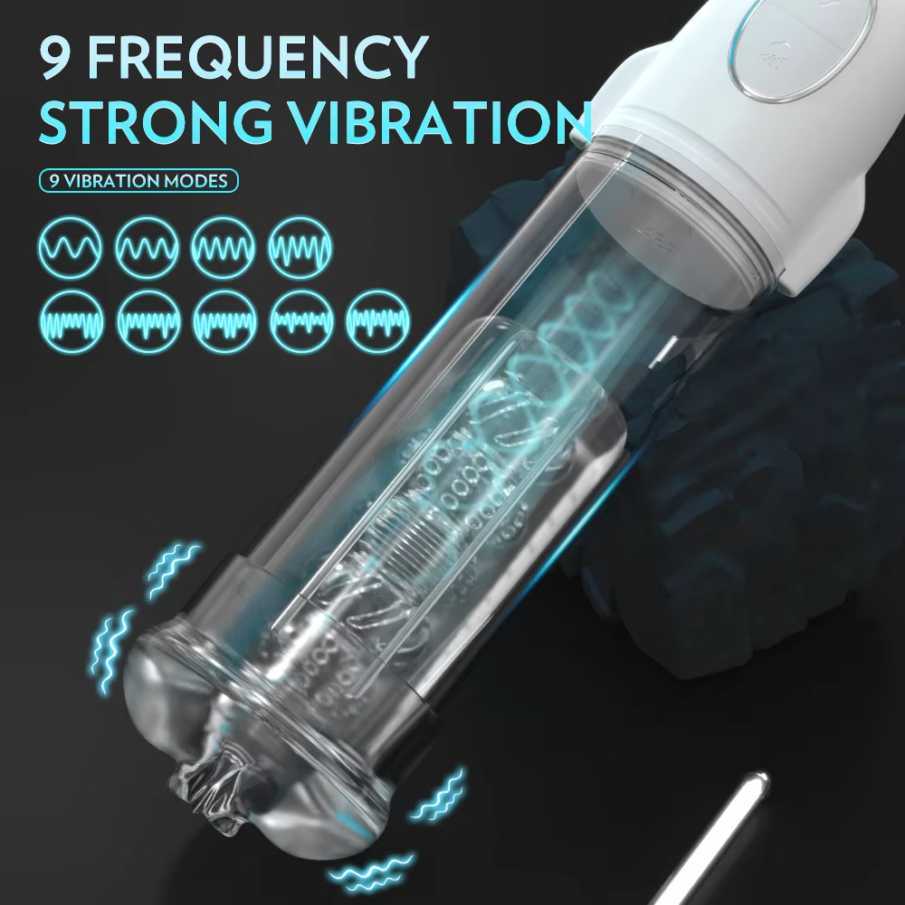 Wihte Rotating Male Masturbator