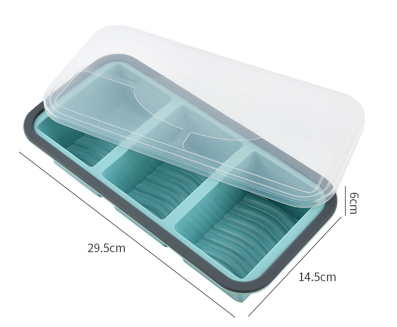 blue-three compartments