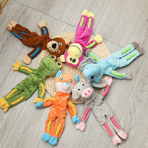 Juguete de peluche <span class=keywords><strong>para</strong></span> mascotas en forma de mono de rana de moda único, juguetes de cuerda interactivos suaves y duraderos <span class=keywords><strong>para</strong></span> perros, juguete chirriante divertido <span class=keywords><strong>para</strong></span> mascotas - Product Image 1