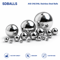 Billes en acier inoxydable 316L de 20 mm et 30 mm pour pompes chimiques, matériel marin, sphères solides SS316 de précision résistantes aux acides et aux alcalis