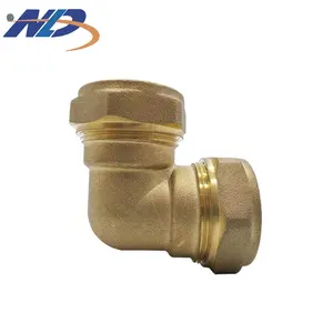 Nailida OEM 15*15 22*22 airpert điều hòa hệ thống nén bspp Brass Hose Phụ Kiện khớp nối thẳng