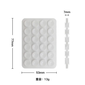 40 Rectángulo de doble cara de silicona Suction Phone Case Flexible ABS Portable Hands-Free Stand Mount Phone <span class=keywords><strong>Google</strong></span> <span class=keywords><strong>Home</strong></span> Uso en interiores - Product Image 2