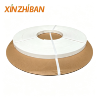 Bande d'étanchéité de bord personnalisée placage naturel noyer noir cuir blanc recouvert d'étanchéité de bord 0.5mm bois bandes de bord