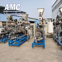 Ligne de transformation d'aliments pour poissons AMC, capacité de 500 kg par heure, fabrication d'aliments pour poissons flottants, équipement de transformation d'aliments pour poissons