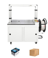 Machine d'emballage automatique pour boîtes en carton ondulé MH-101A, avec fixation latérale électrique pour rouleaux de papier personnalisés et sangles PP