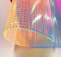 RGX P30 240x1000mm 1200 CD 34x8 Points Mur Vidéo LED Transparent Rideau Souple pour Vitrine, Installation Rapide