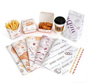 Papel de Envolver para Hamburguesas con Logotipo Personalizado, Papel Encerado Antigrasa de Grado Alimenticio para Envolver Sándwiches y Hamburguesas - Product Image 5